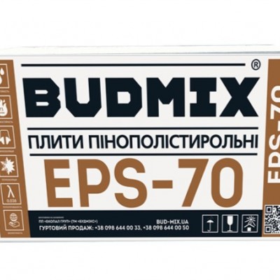 Пінопласт BUDMIX EPS-70 (80мм) 1000х500 мм