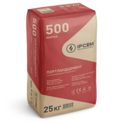 Цемент IFCEM ПЦ ІІ/А-В-500-Н 25 кг (CEM II/A-LL 42,5 R)