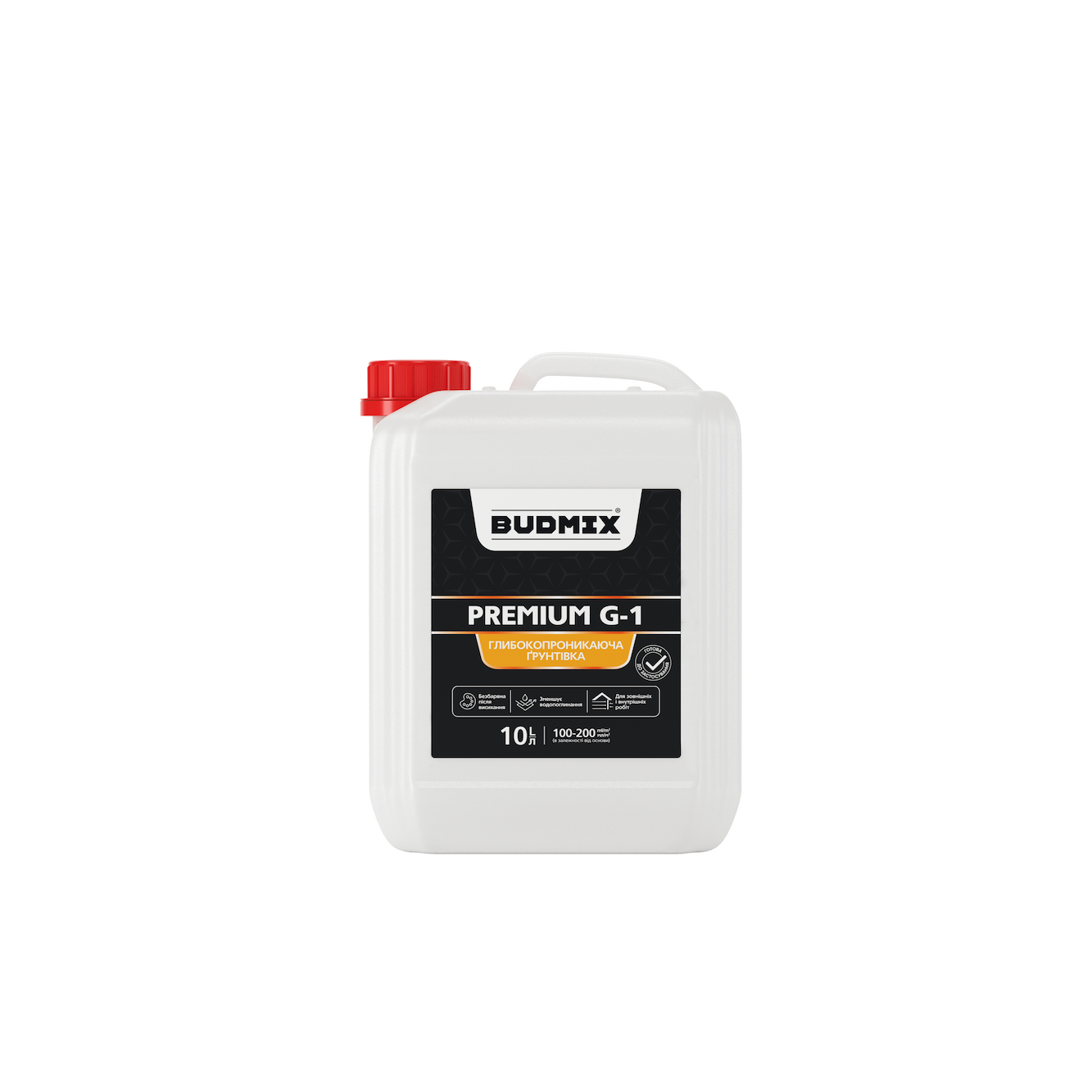 Ґрунтовка глибокопроникна концентрована BUDMIX G-1 PREMIUM 10л